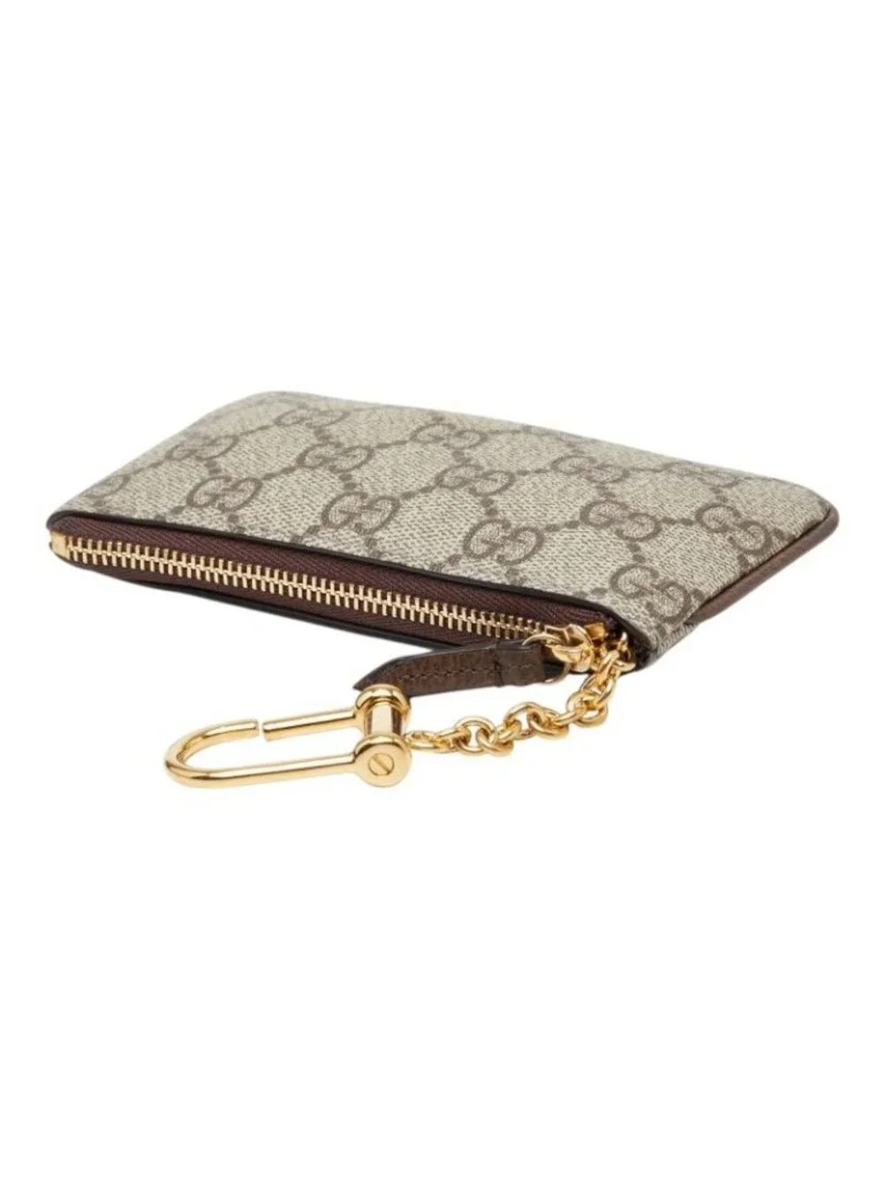 Gucci Ophidia GG Supreme Coin Purse Beige Brown Leather - Picture 5 of 8